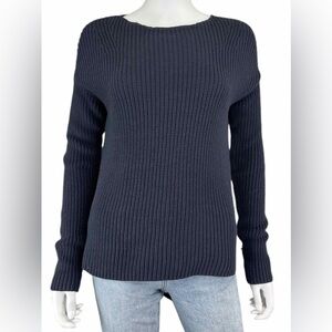 ACROBAT NWT Navy 100% Cotton Sweater Size S